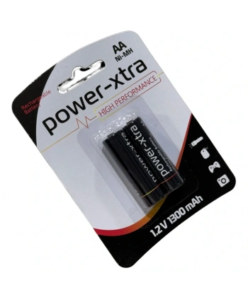 Power-Xtra AA 1300mAh 1.2V Ni-Mh Şarj Edilebilir Pil - 2li Blister
