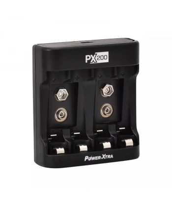 Power-Xtra PX200 Ni-Mh-Ni-Cd AA-AAA-9V Şarj Cihazı
