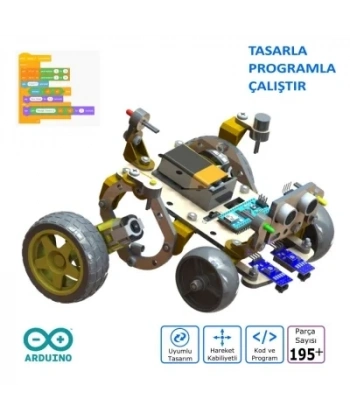 Probus Mod-1 Kodlanabilir Eğitim Robotu Demonte
