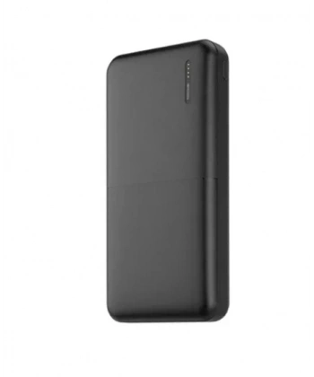 PW-104 2.4A LED Işıklı Type-C Mikro Girişli 2 x USB-A Çıkış 10.000mAh Powerbank