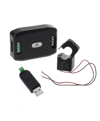 PZEM-016 AC 100A RS485 Modbus Güç Tüketim Ölçer + Ayrılabilir CT + USB