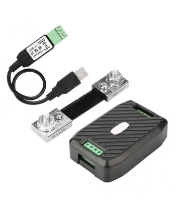 PZEM-017 0-300V 100A DC Güç İletişim Modülü + 100A Şönt + USB-RS485