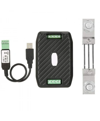 PZEM-017 0-300V 300A DC Güç İletişim Modülü + 300A Şönt + USB-RS485