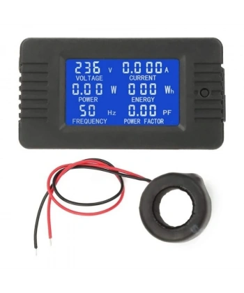 PZEM-022 100A AC Dijital Güç Monitörü + Bobin CT
