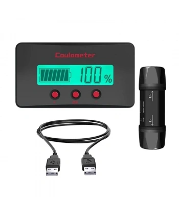 PZEM-033 8-120V Pil Voltaj Kapasite Göstergesi + 50A Şönt + 1m USB Kablo
