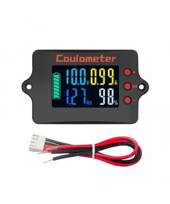 PZEM-037 8-120V 10A Voltmetre Ampermetre - Batarya Kapasite Yöneticisi