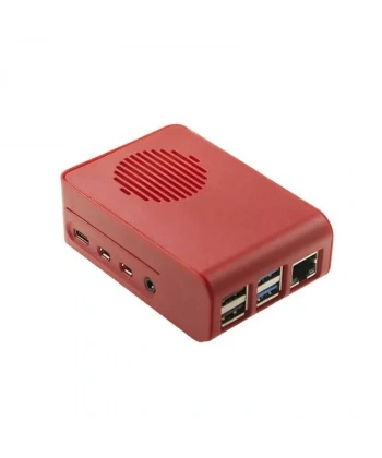 Raspberry Pi 4 Kırmızı Muhafaza Kutusu