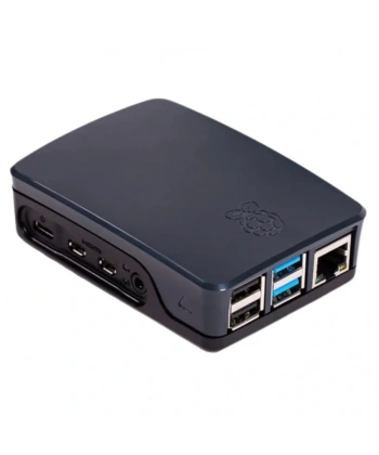 Raspberry Pi 4 Lisanslı Muhafaza Kutusu - Siyah
