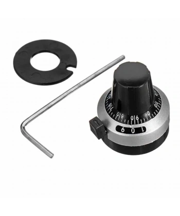 RDK-3-6.35 3590 Dial Hassas Potansiyometre Başlığı