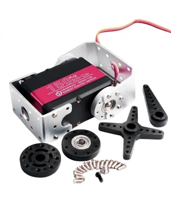 RDS51150 150KG Dijital Servo Motor 180° - U Servo Braket Dahil