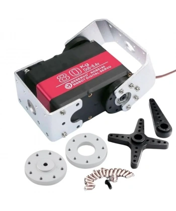RDS5180 80KG Dijital Servo Motor 180° - U Servo Braket Dahil