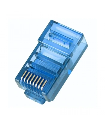 RJ45 Cat5 Cat6 8P8C Erkek Soket - Mavi