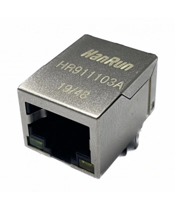 RJ45 HR911103A Hanrun Trafolu Ledli Ethernet Bağlantı Soketi