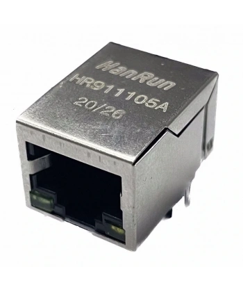 RJ45 HR911105A Hanrun Trafolu Ledli Ethernet Bağlantı Soketi