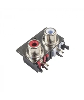 SCP662B 3.5mm Stereo RCA Jack Dişi - PCB Tip