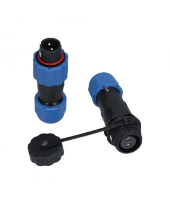 SD13 2 Pin 13mm Su Geçirmez Konnektör Takımı
