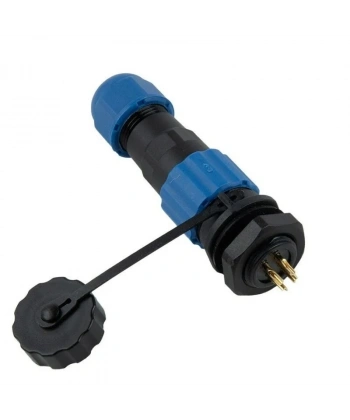 SD13 4 Pin 13mm Su Geçirmez Konnektör Takımı - Panel Tipi