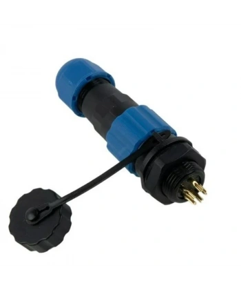 SD13 5 Pin 13mm Su Geçirmez Konnektör Takımı - Panel Tipi