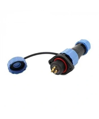 SD16 3 Pin 16mm Su Geçirmez Konnektör Takımı - Flanşlı Panel Tipi