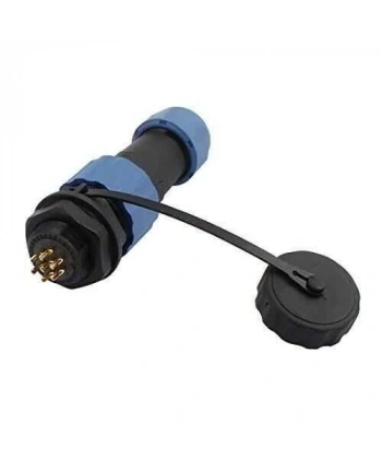 SD16 7 Pin 16mm Su Geçirmez Konnektör Takımı - Panel Tipi
