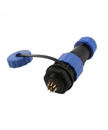 SD16 9 Pin 16mm Su Geçirmez Konnektör Takımı - Panel Tipi