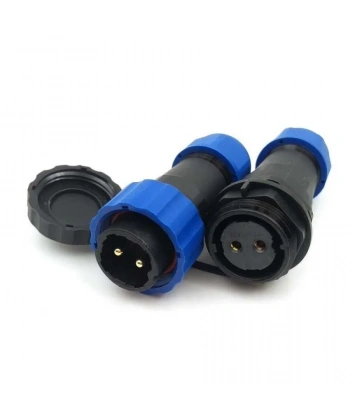 SD20 2 Pin 20mm Su Geçirmez Konnektör Takımı