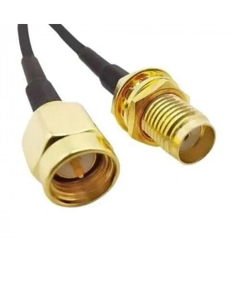 SMA Erkek - SMA Dişi RG174 Dönüştürücü Kablo - 10cm