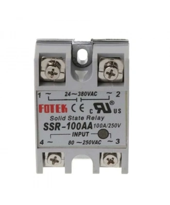 SSR-100AA Solid State Röle 100A - 80-250VAC Giriş 24-380VAC Çıkış