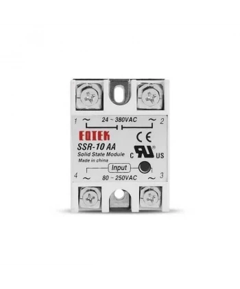 SSR-10AA Solid State Röle 10A - 80-250VAC Giriş 24-380VAC Çıkış