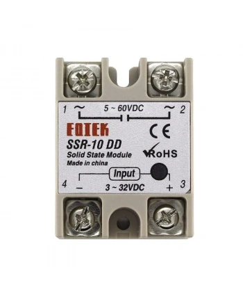 SSR-10DD Solid State Röle 10A - 3-32VDC Giriş 5-60VDC Çıkış