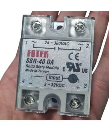 SSR-40DA SSR Solid State Röle 40A (Katı Hal Rölesi)