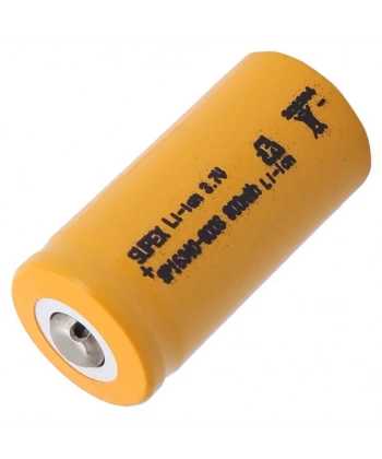 Supex 16340 3.7V 800mAh Li-ion Şarjlı Pil (Başlı)