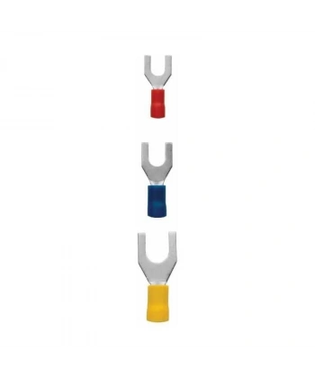 SV 5.5-5 4.0-6.0 mm Sarı Çatal Tip İzoleli Kablo Ucu 10 Adet