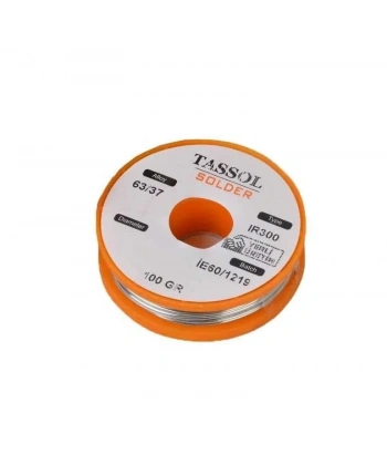 Tassol 2 mm 100gr Lehim Teli (%63 Kalay / %37 Kurşun)