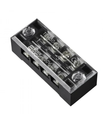 TB-1504 4P Çift Sıra Terminal Blok - 600V 15A