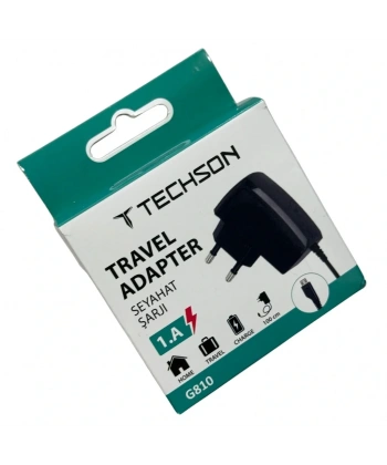 TECHSON Micro USB 1A Seyahat Şarj Cihazı G810