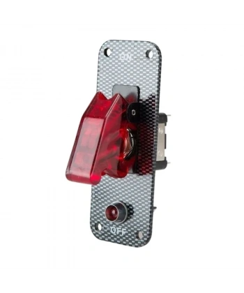 Tekli ON-OFF Toggle Switch Panel - Kırmızı