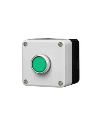 Tekli Push Buton Kutusu - Yeşil