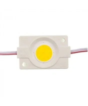 Tekli Su Gerçimez Cob Led Modülü - Gün Işığı 12V 2.4W