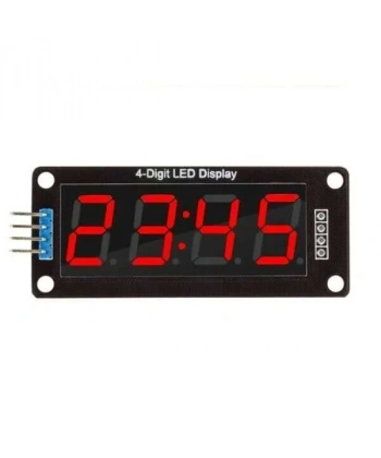 TM1637 4 Digit Led Display Saat Modülü - Kırmızı