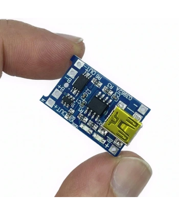 TP4056 Mini USB Lipo Korumalı Lityum Pil Devresi