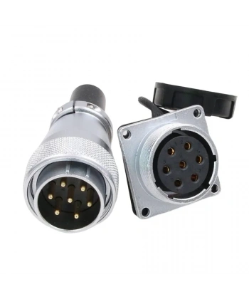 TPWS16 7 Pin 16mm Su Geçirmez Konnektör Takımı