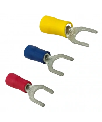 TRM TCU - 8006 4.0-6.0mm² Kesit d2: 8.4mm İzoleli Çatal Tip Kablo Ucu (75 Adet)