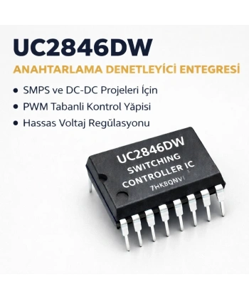UC2846DW Anahtarlama Denetleyici Entegresi SOIC-16W