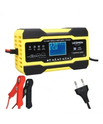Ucomen Akü Şarj Cihazı 12/24 Volt 10A