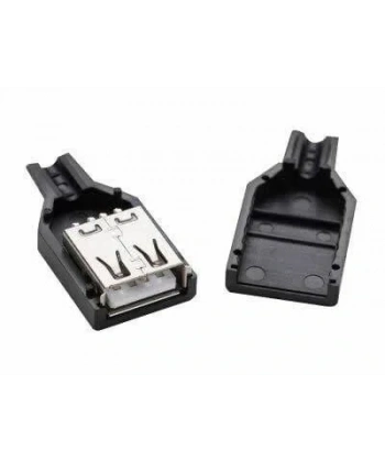 USB A Tipi Kılıflı Soket - Dişi