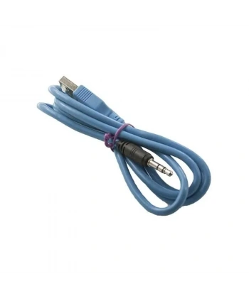 USB - Aux 3.5mm Stereo Jack Kablo 3 Boğum 1 Metre