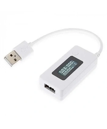 USB Voltaj ve Akım Göstergesi Kablolu