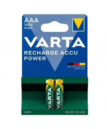Varta 1000mAh AAA Şarjlı İnce Pil 2li Paket