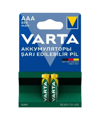 Varta 800mAh AAA Şarjlı İnce Pil 2li Paket